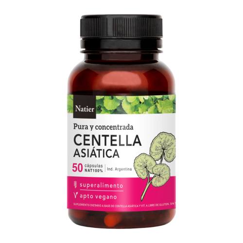 Cápsulas de centella asiática x50 - Natier