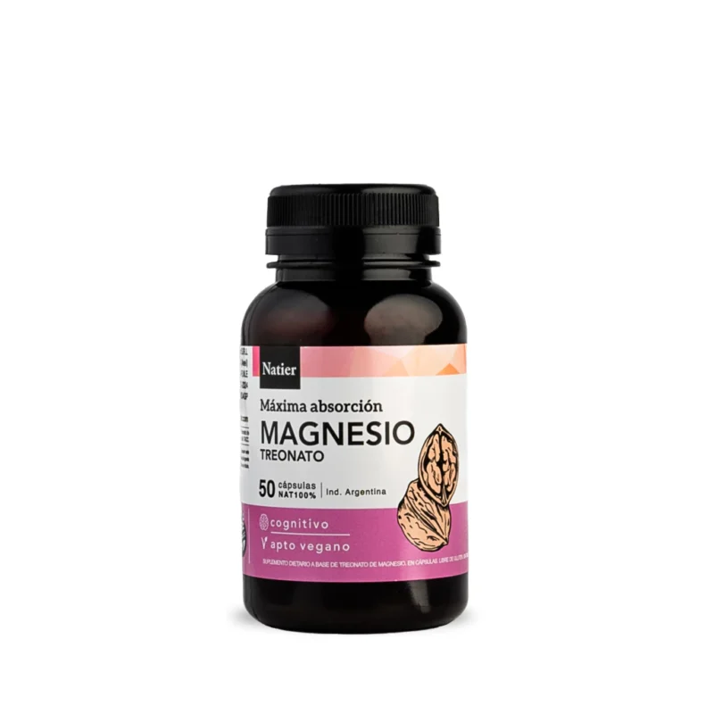 Cápsulas de magnesio treonato x50 - natier