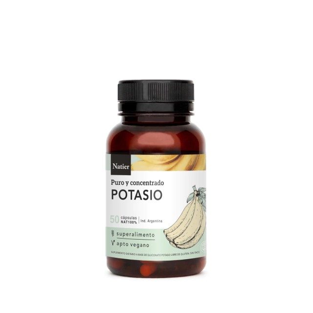 Cápsulas de potasio x50 - Natier