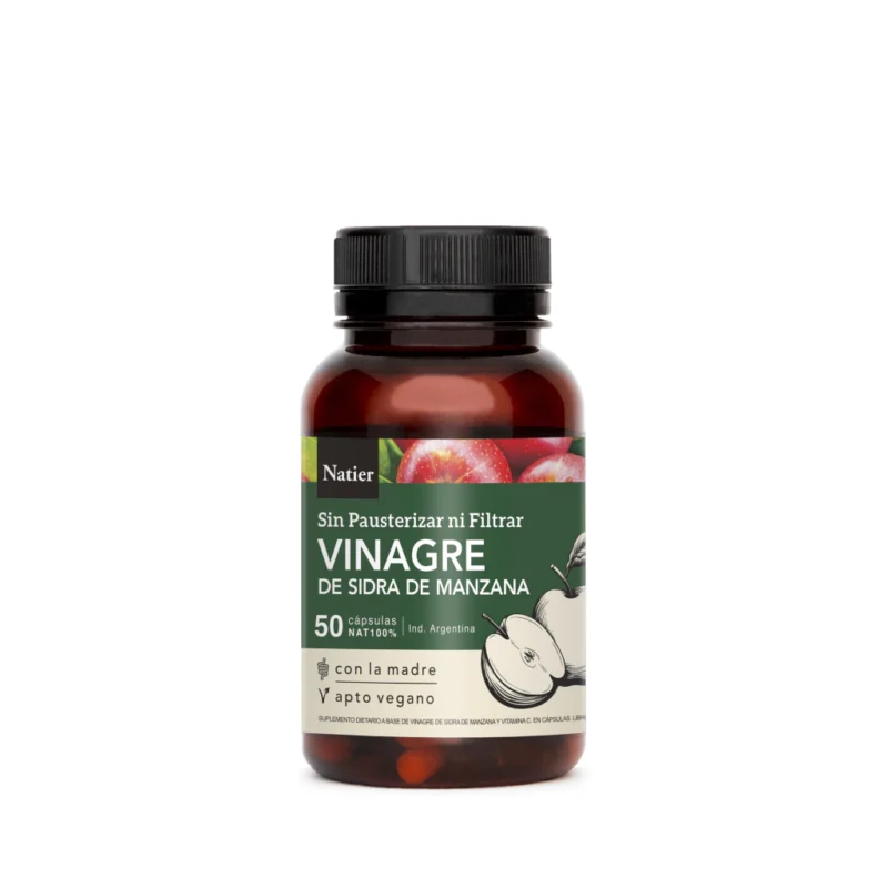Cápsulas de vinagre de manzana x50 - Natier