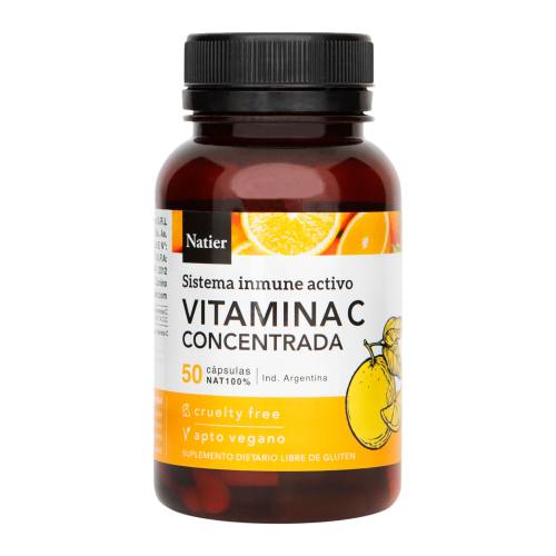 Cápsulas de vitamina C concentrada x50 - Natier