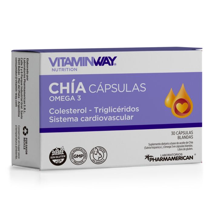 Chia omega 3 x30 - Vitamin Way