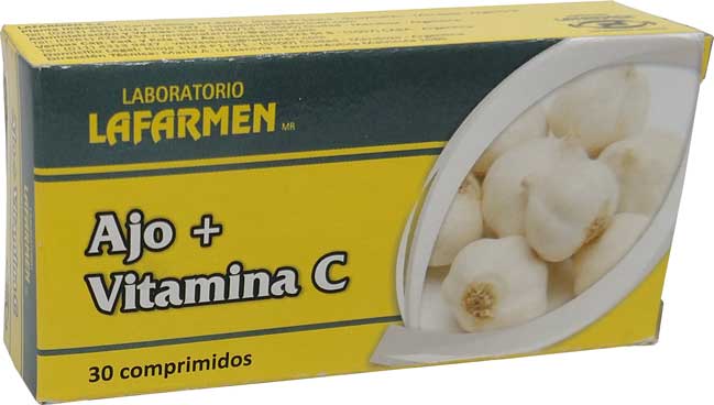 Comprimidos de Ajo + Vitamina C - Lafarmen
