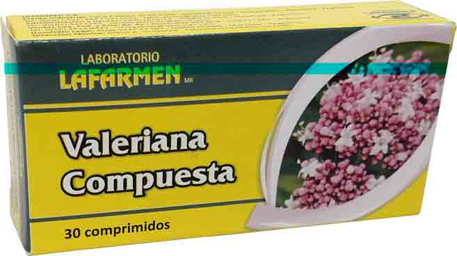 Comprimidos de Valeriana Compuesta - Lafarmen