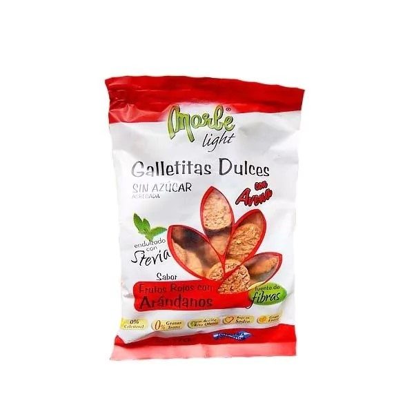 Galletitas dulces con avena sabor frutos rojos con arándanos x170g - Marbe