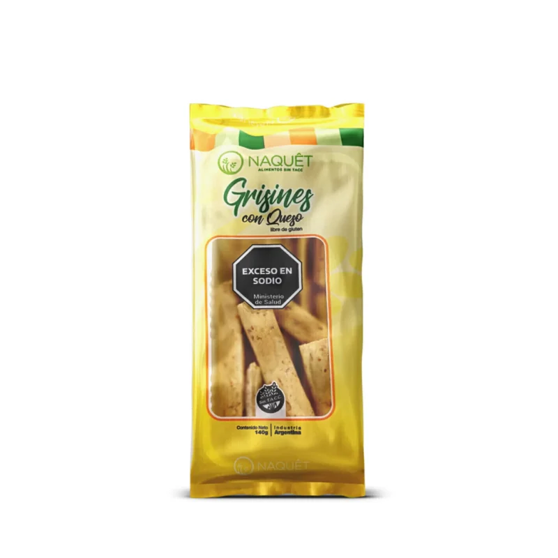 Grisines con queso - Naquet