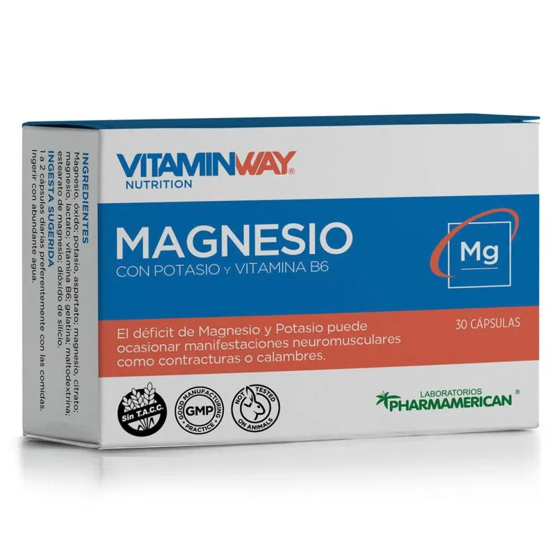 Magnesio con potasio x30 - Vitamin Way