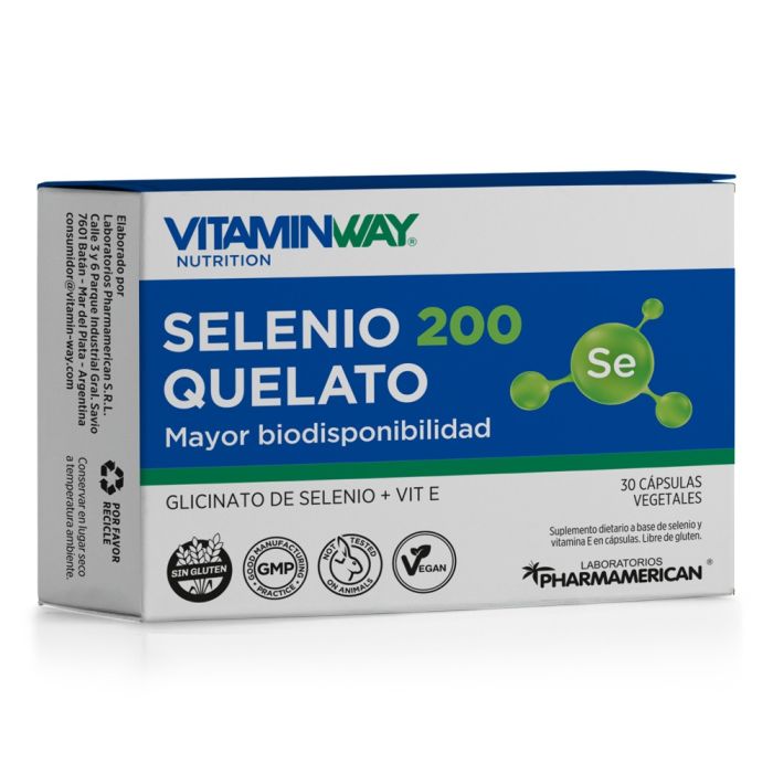Selenio 200 quelato x30 - Vitamin Way