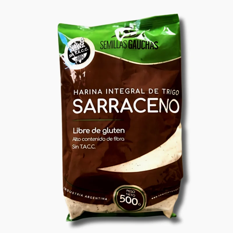 Harina integral de trigo sarraceno x500gr - Semillas Gauchas